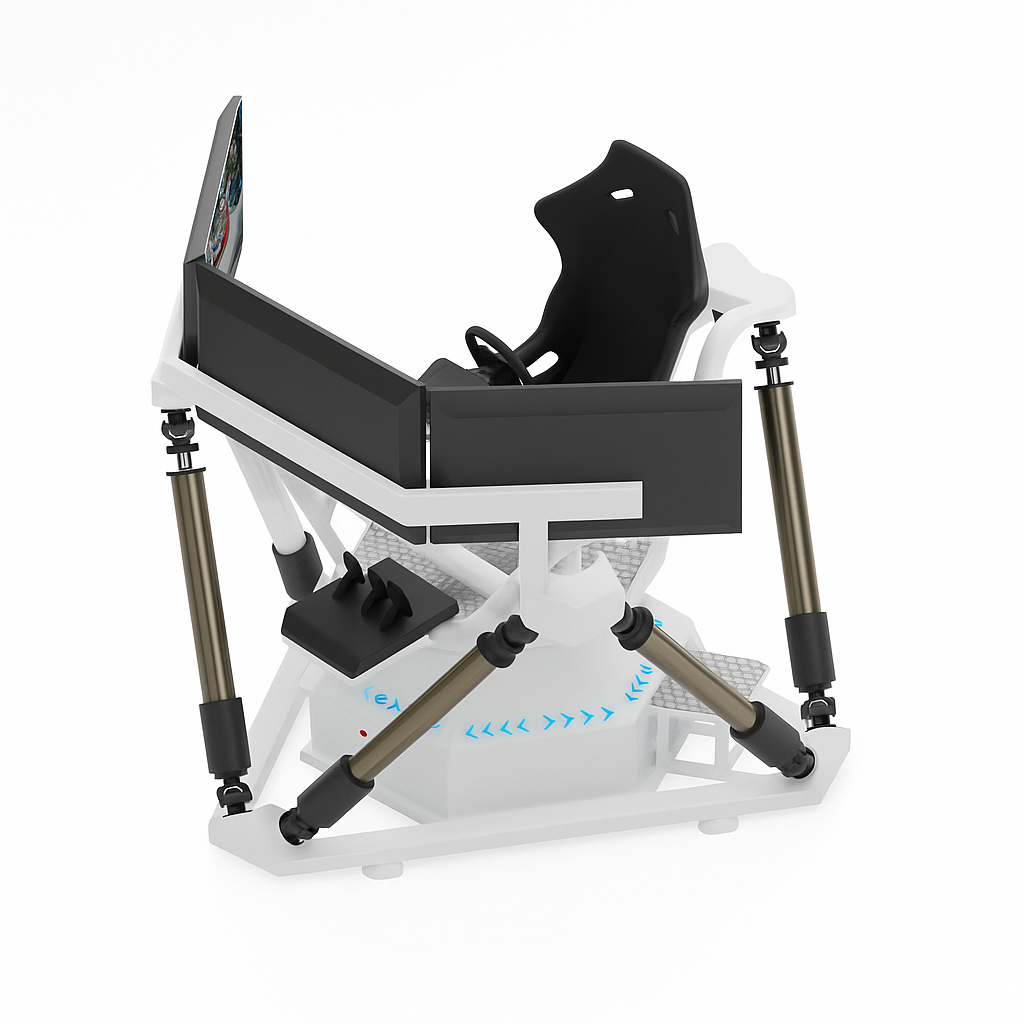 ApexForge Velo-4D Compact Motion Racing Simulator — Future Home Sync