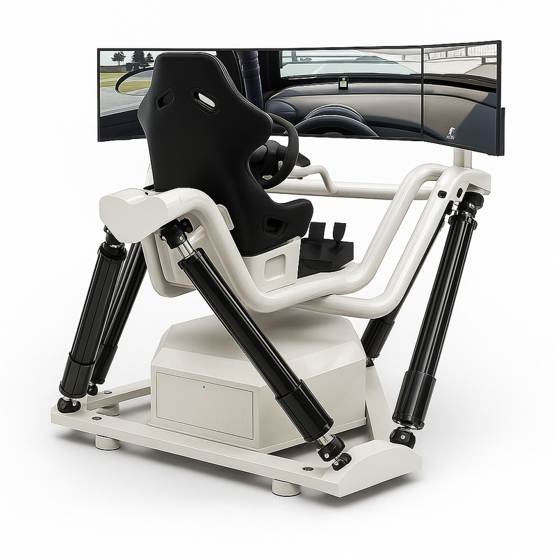 ApexForge Velo-4D Compact Motion Racing Simulator — Future Home Sync